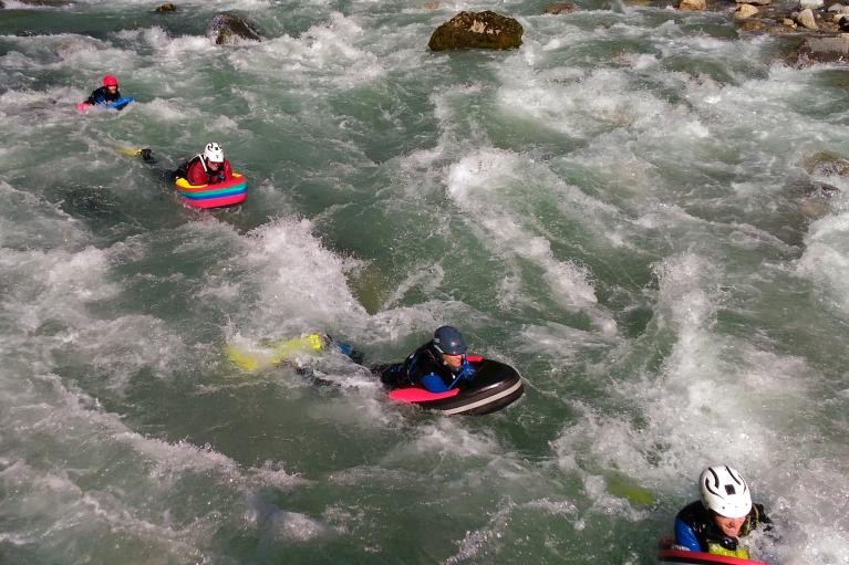 nage en eau vive